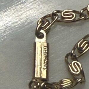 Vintage Gold Tone Chain Necklace signed Germany